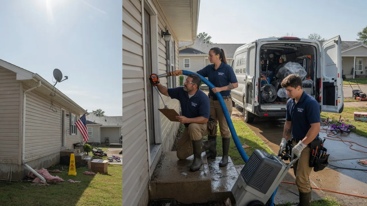 Ceiling Water Damage Restoration in Sweet Springs, MO near me